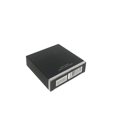 Shiny Color Folding box Personal Care Packaging, Elegant Black Custom Paper Box With Logo Printing