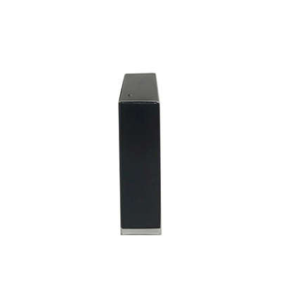 Shiny Color Folding box Personal Care Packaging, Elegant Black Custom Paper Box With Logo Printing