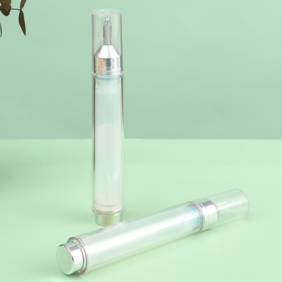 Plastic Syringe Airless Bottle 10ml 15ml Empty Airless Cosmetic Serum Pump Dispenser
