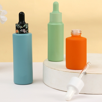 CBD Essential Oil Empty Dropper Bottles NBR Glass Dropper Bottle 3D Logo