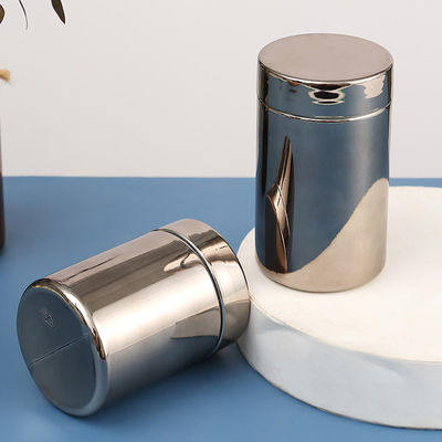 250ml Plastic Custom Logo Design Chrome Gun Gray Color Supplement PE Container With Lid for INFUSION Needs from Supplie