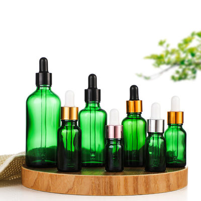 Private Label Oil Bottles 5ml 10ml 15ml 30ml 50ml 100ml Frosted Glass Dropper Bottle with Glass Pipette OEM/ODM Acceptable