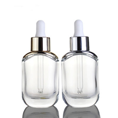 Other Cosmetic CUSTOM Empty Oval Unique Essential Oils Glass Dropper Bottle for Hair Oil 15ml 30ml 50ml 1oz 2oz