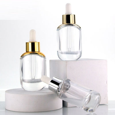 Other Cosmetic CUSTOM Empty Oval Unique Essential Oils Glass Dropper Bottle for Hair Oil 15ml 30ml 50ml 1oz 2oz