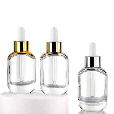 Other Cosmetic CUSTOM Empty Oval Unique Essential Oils Glass Dropper Bottle for Hair Oil 15ml 30ml 50ml 1oz 2oz